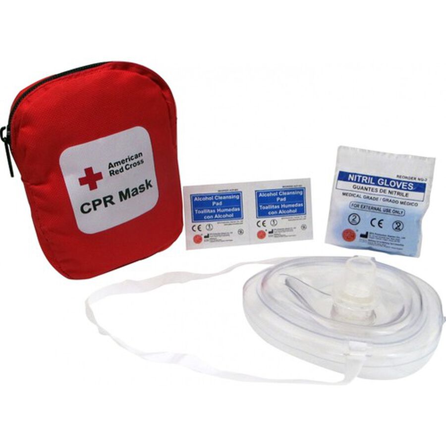 Genuine First Aid Portable CPR Mask, Soft Case, , large image number 0