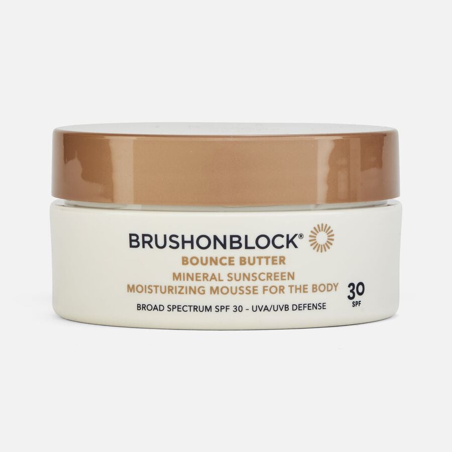 Brush On Block Bounce Butter Moisturizing  Mineral Sunscreen Body Mousse, SPF 30, 3.38 oz., , large image number 0