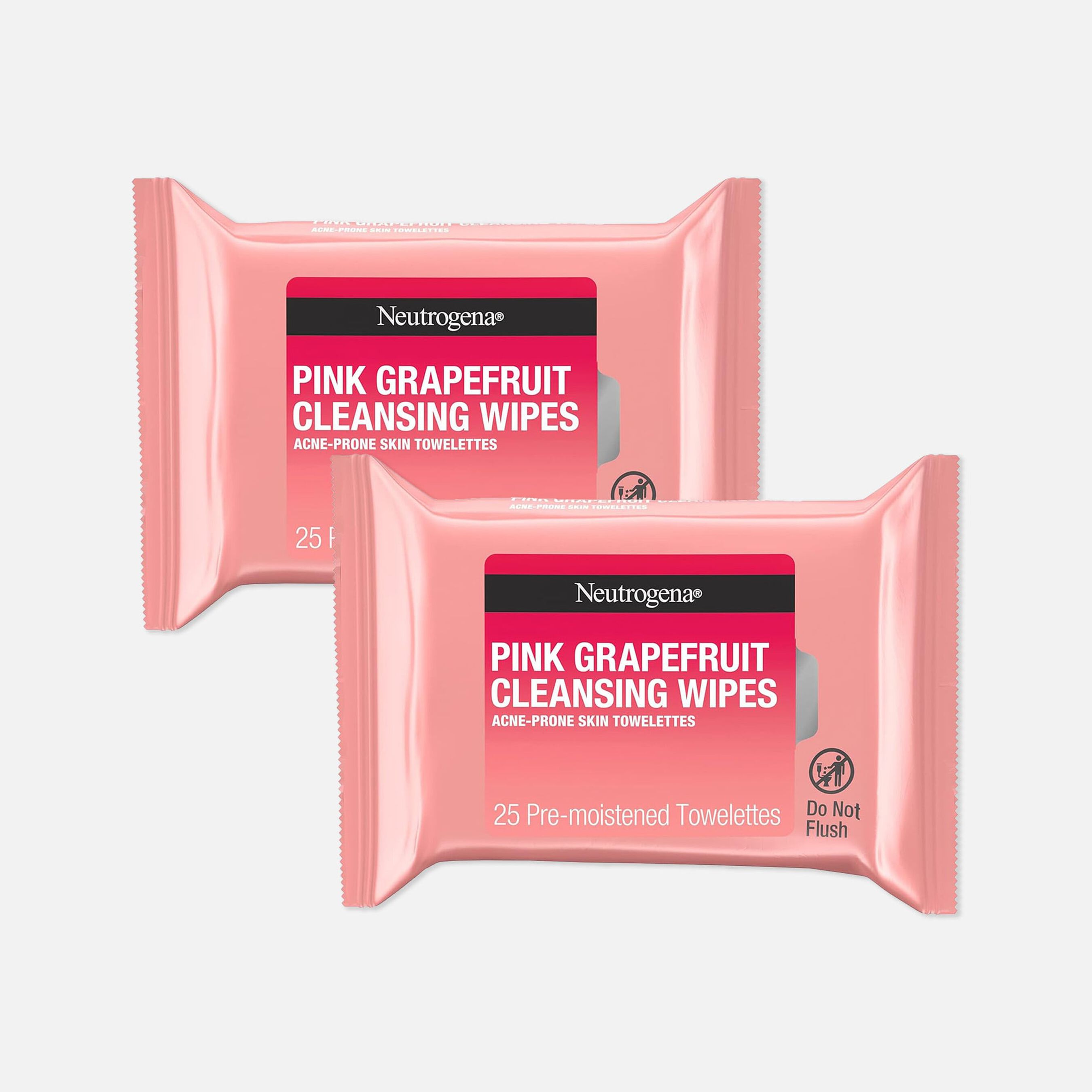 HSA Eligible Neutrogena Pink Grapefruit Cleansing Wipes 25 ct. (2