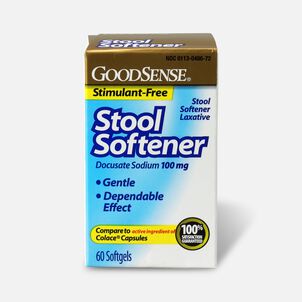 GoodSense® Stool Softener 100mg Stimulant Free Softgels, 60 ct.