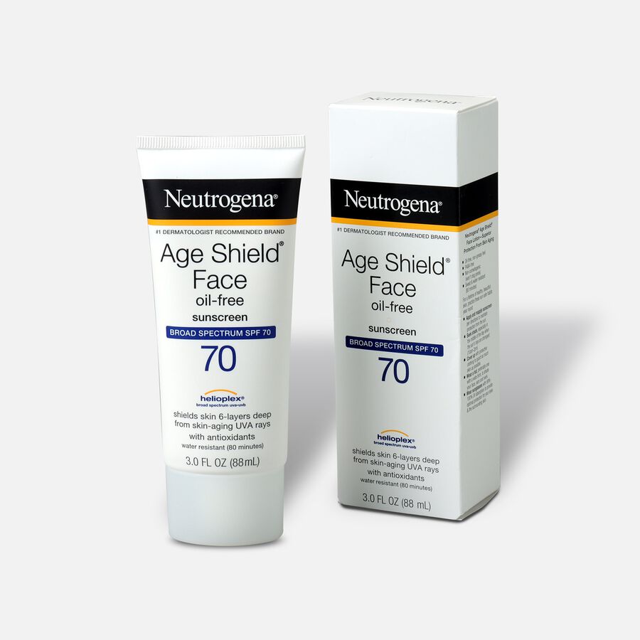 Neutrogena Age Shield Face Sunscreen with SPF 70, 3 oz., , large image number 0