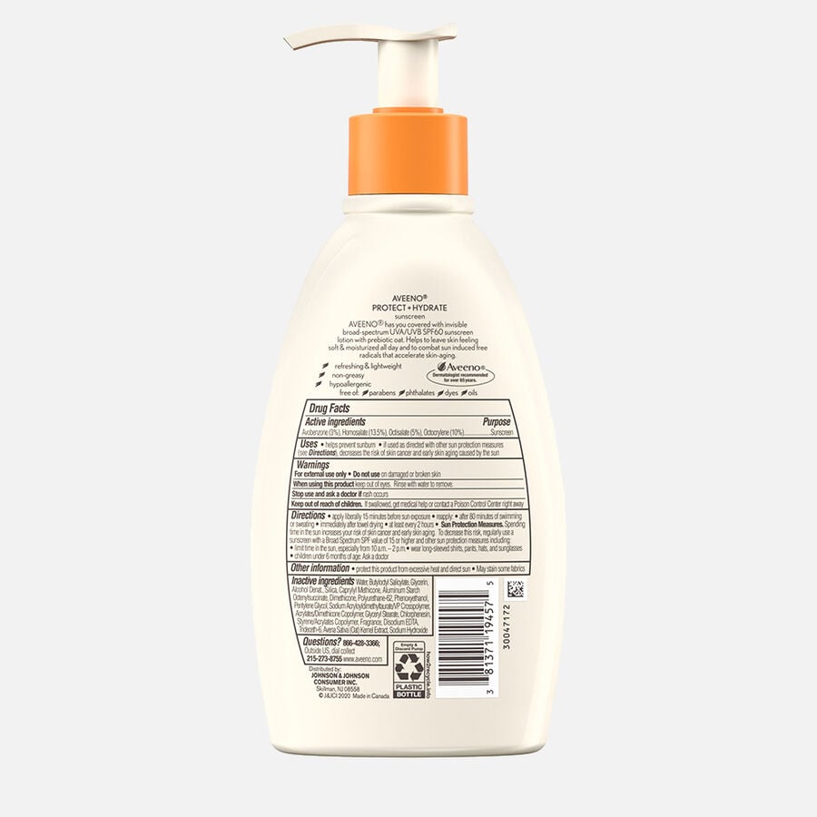 Aveeno Protect + Hydrate Body Lotion, SPF 60, 12 oz., , large image number 1