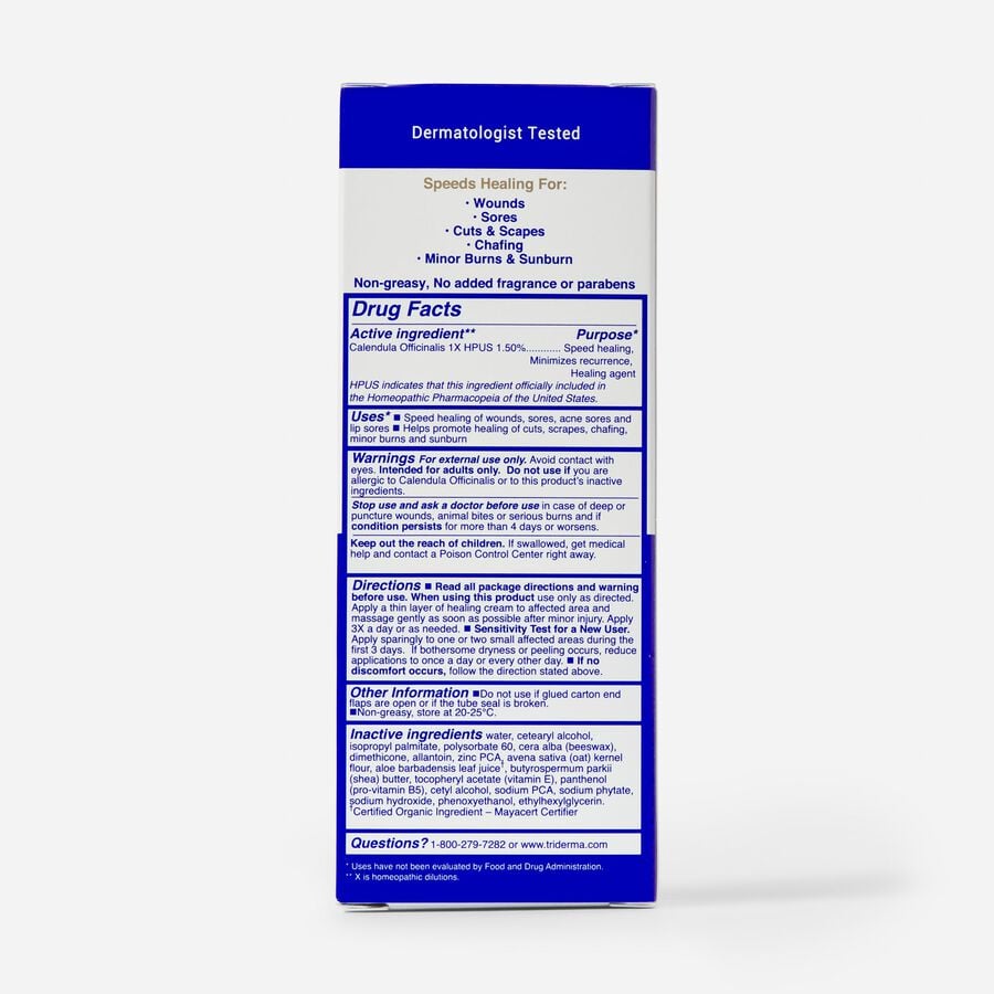 TriDerma Diabetics Ulcer Defense™ Healing Cream, 4.2 oz. Tube, , large image number 2