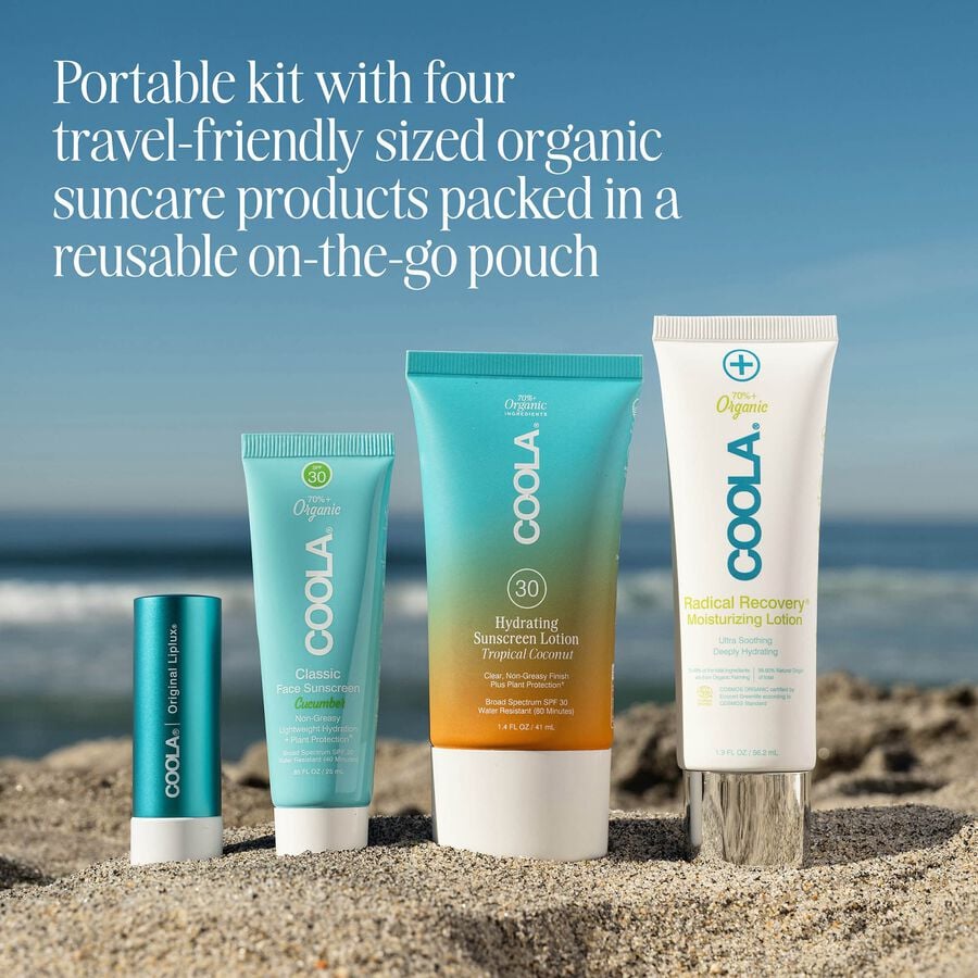 COOLA Suncare Travel Essentials, Set of 4, , large image number 1