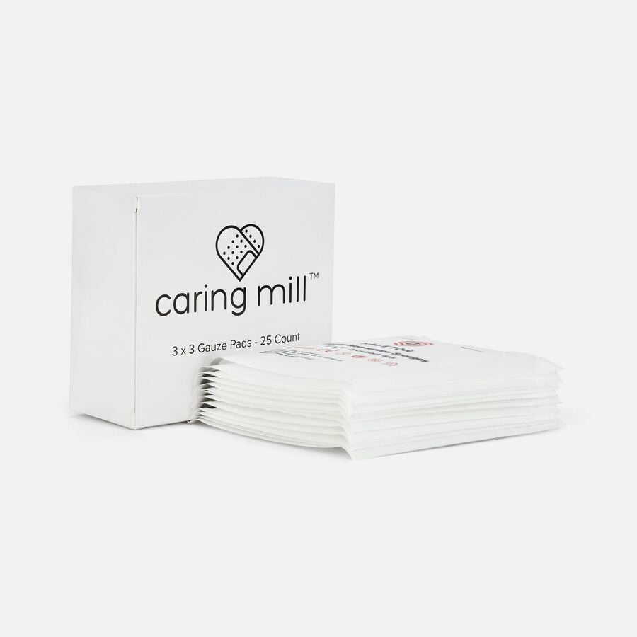 Caring Mill Gauze Pads, Large, 4x4", 25 ct., , large image number 1