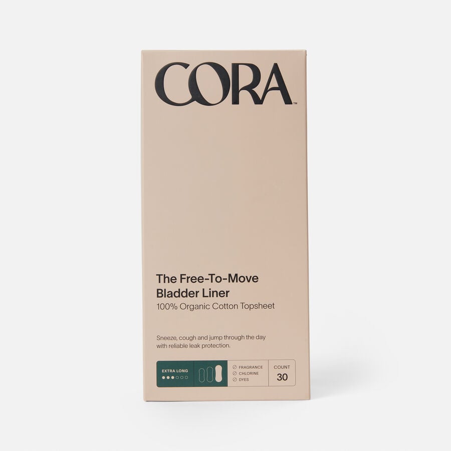 Cora Organic Bladder Extra-Long Liners, 30 ct., , large image number 0