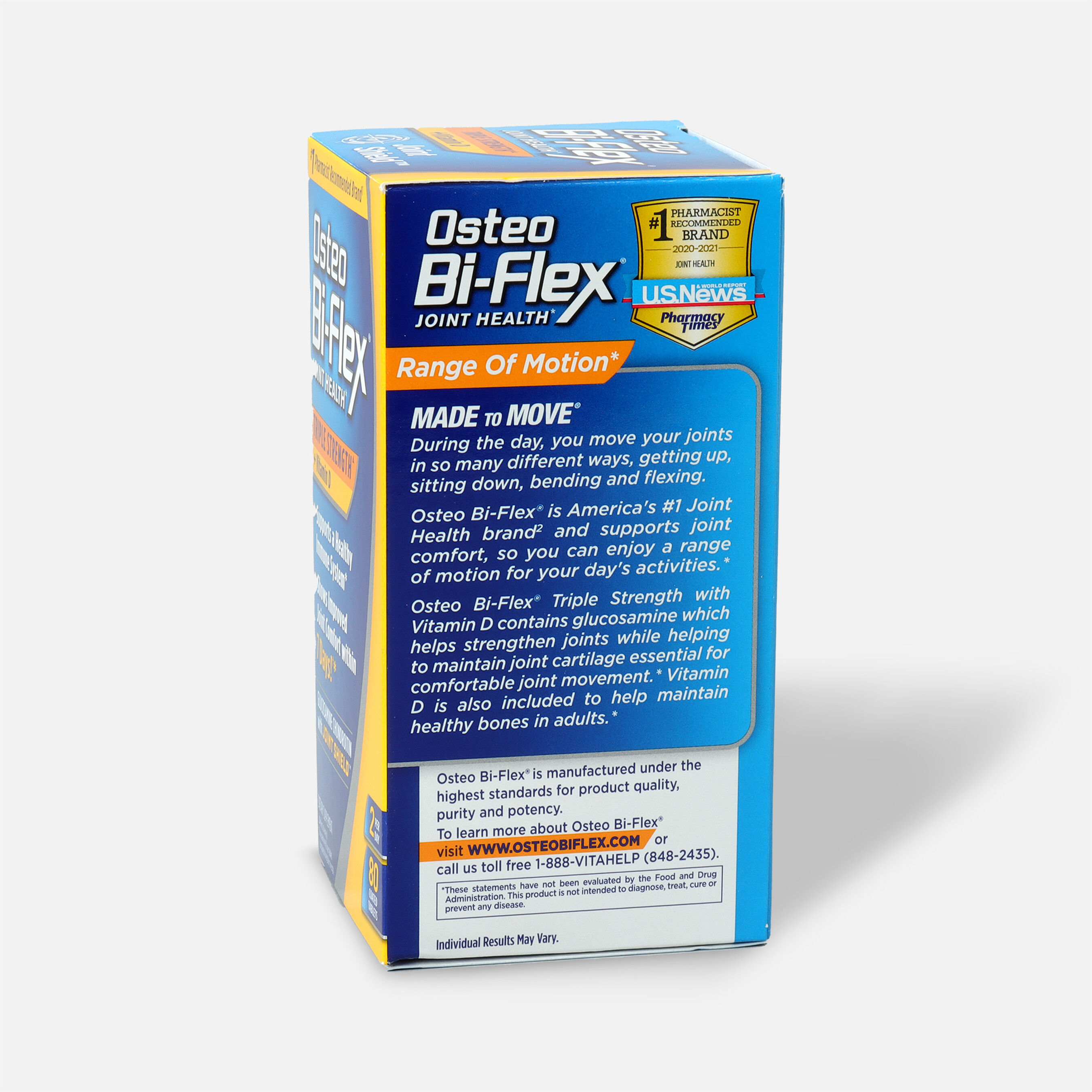 HSA Eligible Osteo BiFlex Joint Shield Formula with Vitamin D Easy to