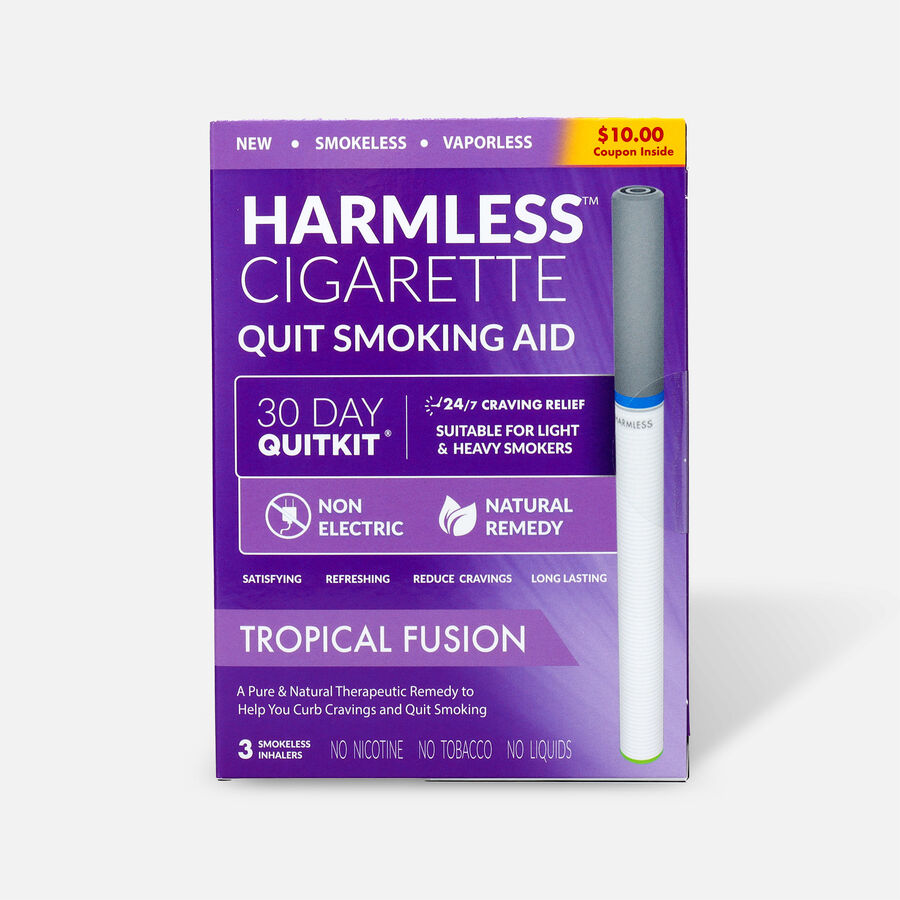 Harmless Cigarette Quit Smoking Aid, 30 Day Quit Kit, Tropical Fusion, , large image number 0