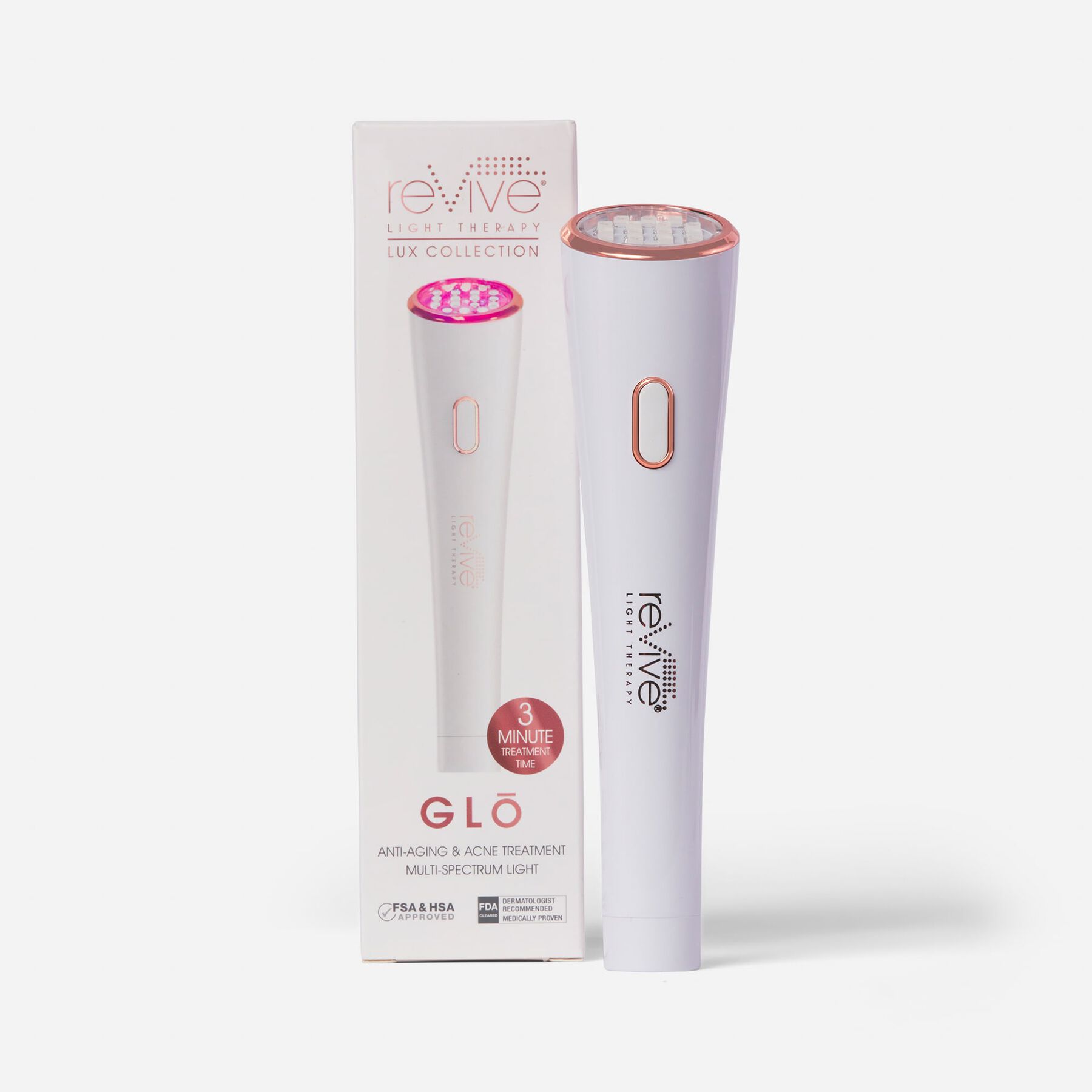 HSA Eligible reVive Light Therapy LUX Glo Light Therapy Acne Device