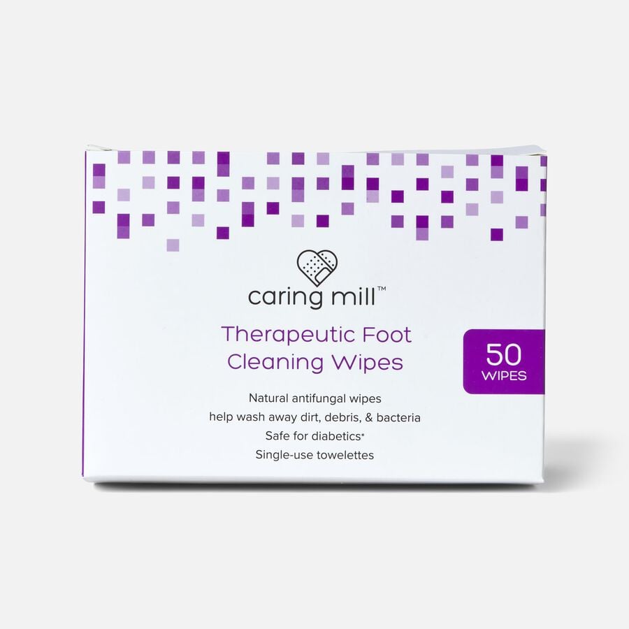 Caring Mill™ Therapeutic Antifungal Foot Wipes, 50 ct., , large image number 0