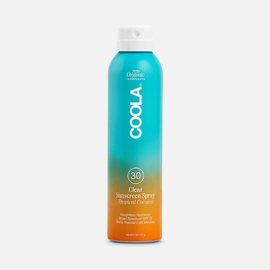 COOLA Classic Body Organic Sunscreen Spray SPF 30 Tropical Coconut, 6 oz., , large image number 0