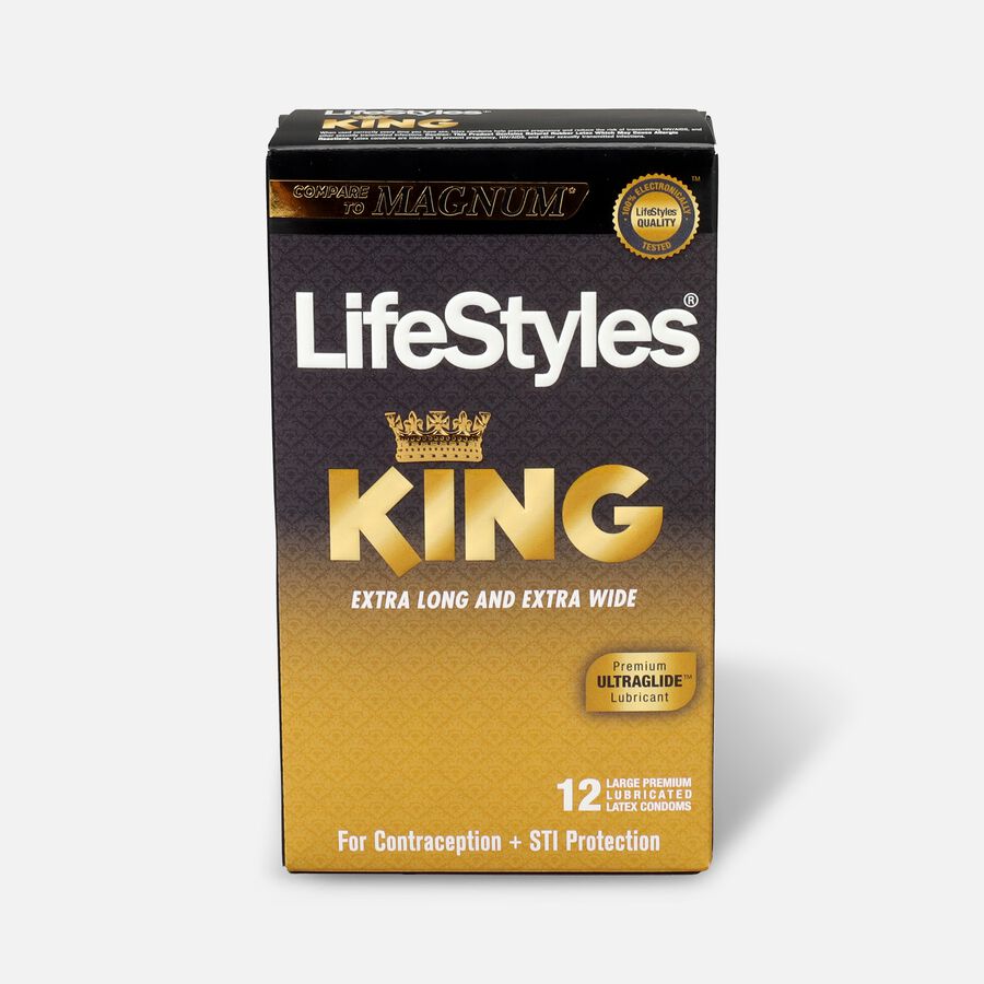 LifeStyles Latex King Condoms, 12 ct., , large image number 0