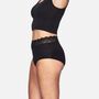Thinx For All Leaks Signature Lace Very Light Hi-Waist Incontinence Underwear, Black, , large image number 2