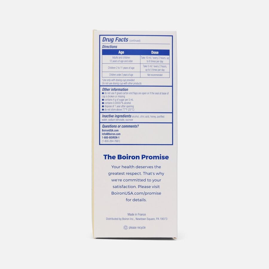 Boiron Chestal Honey Cough & Chest Congestion, Multi-Symptom Formula for Dry & Productive Cough, 6.7 fl oz., , large image number 2