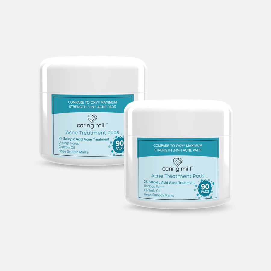 Caring Mill™ Acne Treatment Pads, 90 ct. (2-Pack), , large image number 0