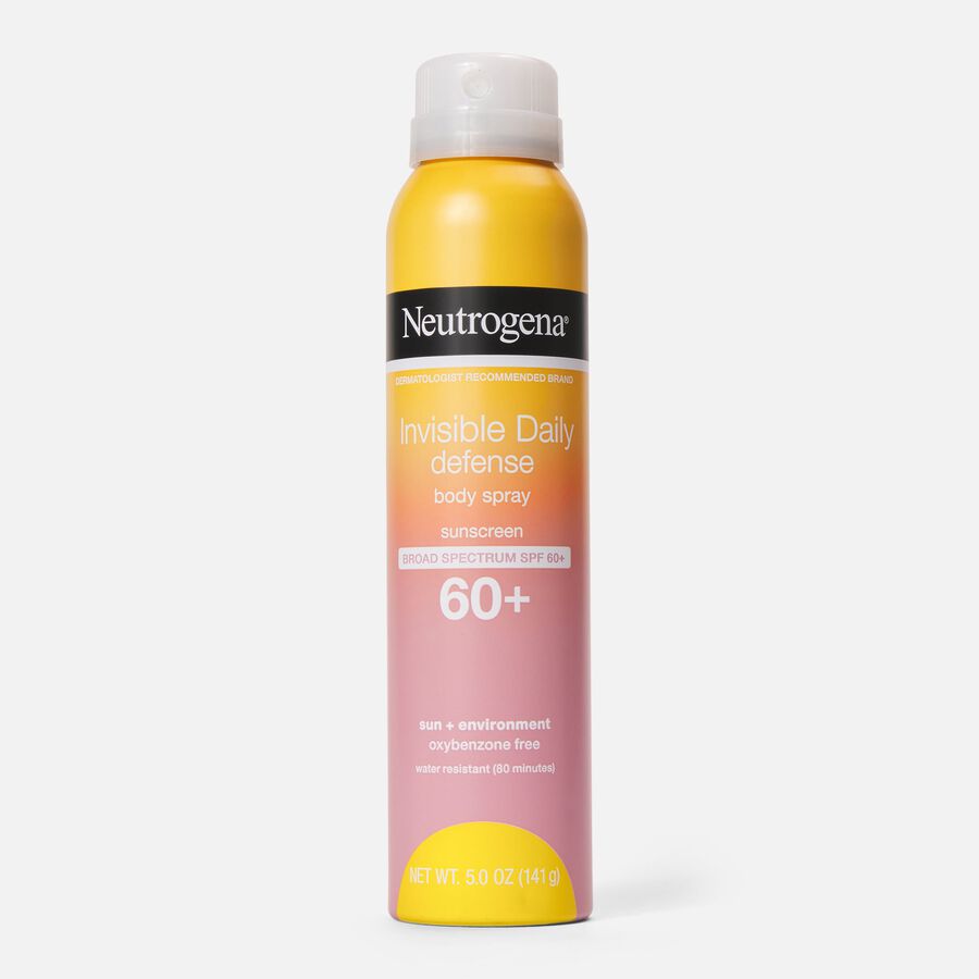 Neutrogena Invisible Defense Body Spray, SPF 60+, 5.0 oz., , large image number 0