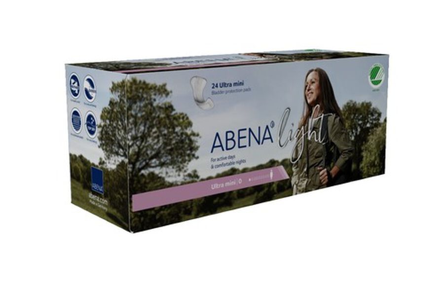 Abena Light Protective Pads, Ultra Mini 0, 3.25" x 8", 24 ct., , large image number 1