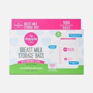 Dapple&reg; Baby Breast Milk Storage Bags with Easy Pour Spout, 8 fl. oz., 100 ct.