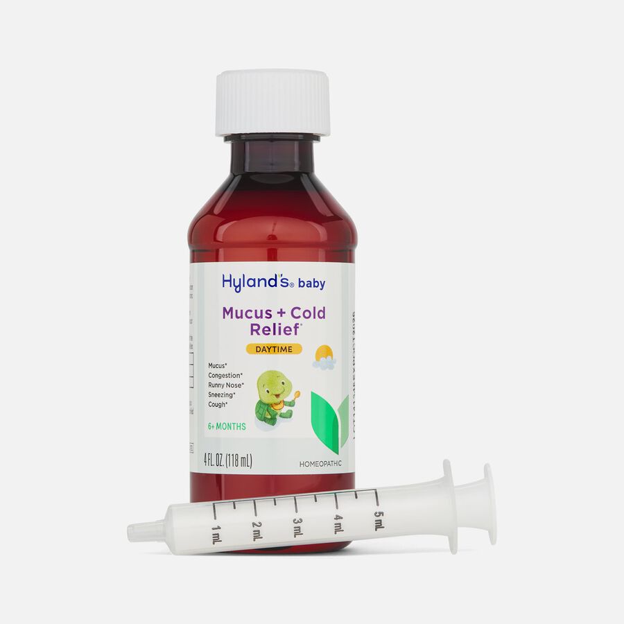 Hyland's Baby Mucus + Cold Relief Day & Night Combo Pack, Two 4 oz. Bottles, , large image number 3