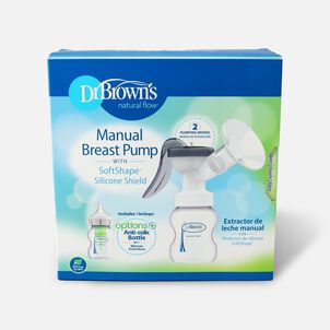 Dr. Brown’s™ Manual Breast Pump with SoftShape™ Silicone Shield