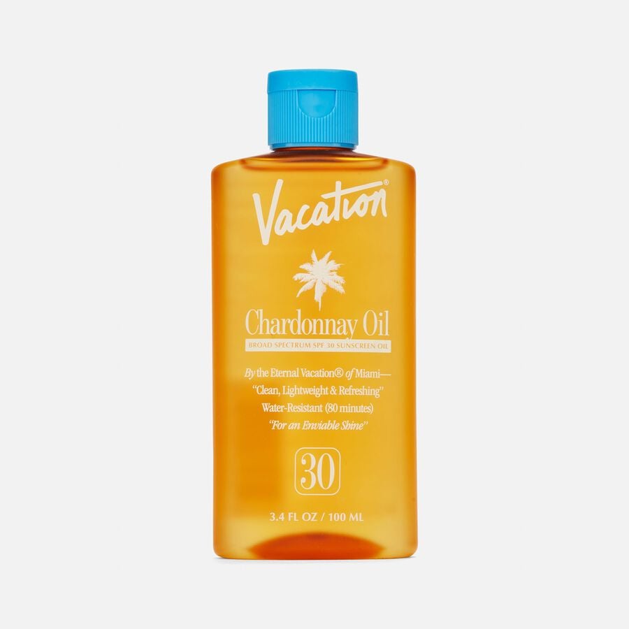 Vacation Chardonnay Oil Sunscreen, SPF 30, 3.4 oz., , large image number 0