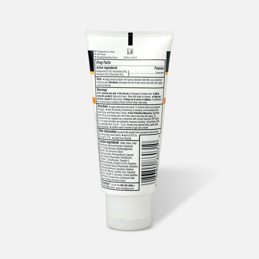 HSA Eligible Neutrogena Clear Face Liquid Sunscreen Lotion SPF 30 3