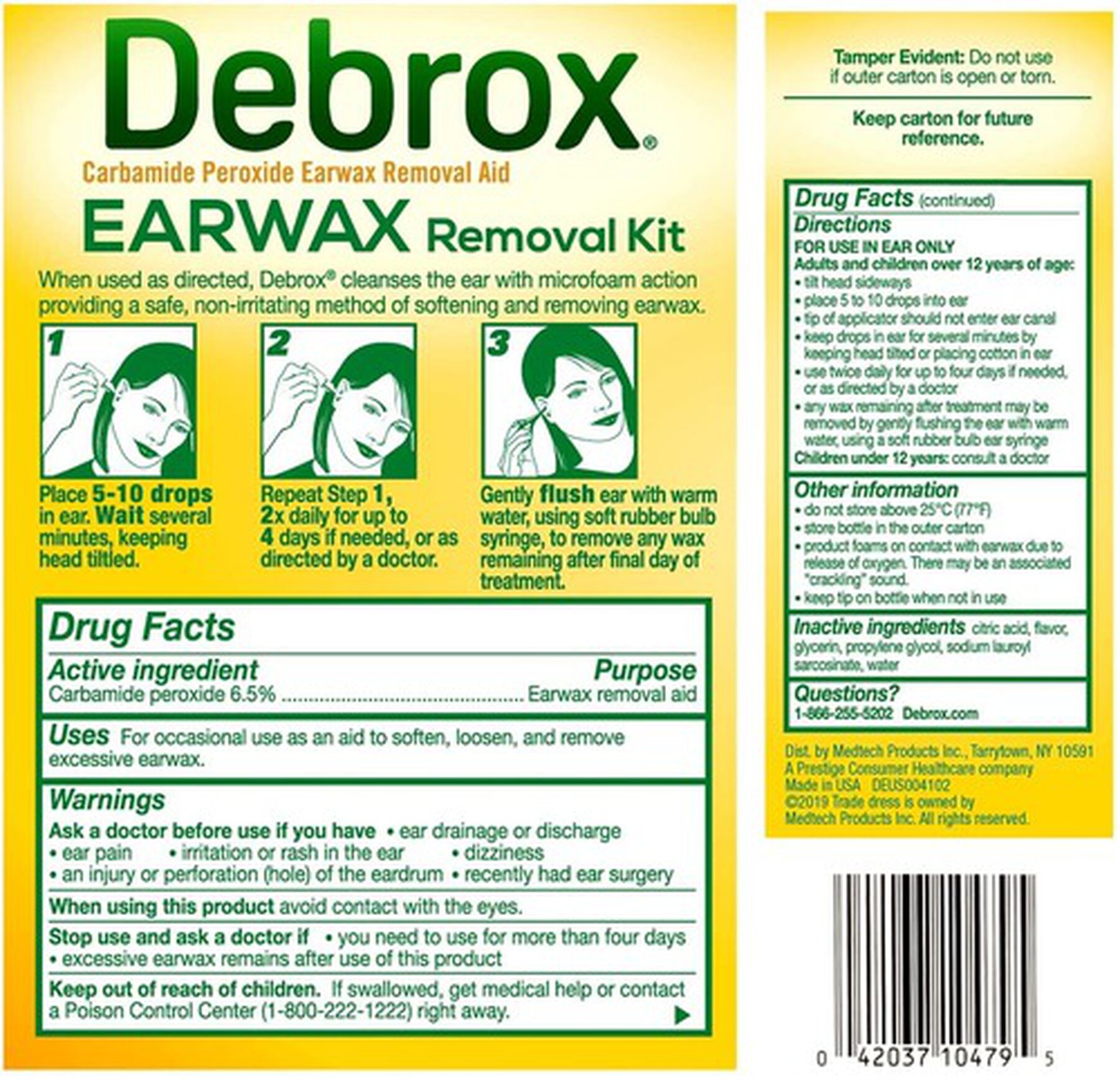 Debrox Earwax Removal Kit