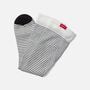 VIM & VIGR Cotton Compression Socks, Pinstripe, Cream and Black, 30-40 mmHg, , large image number 3