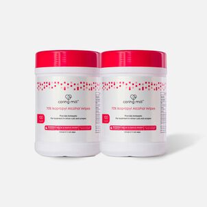 Caring Mill Alcohol Wipes Canister, 100 ct. (2-Pack)