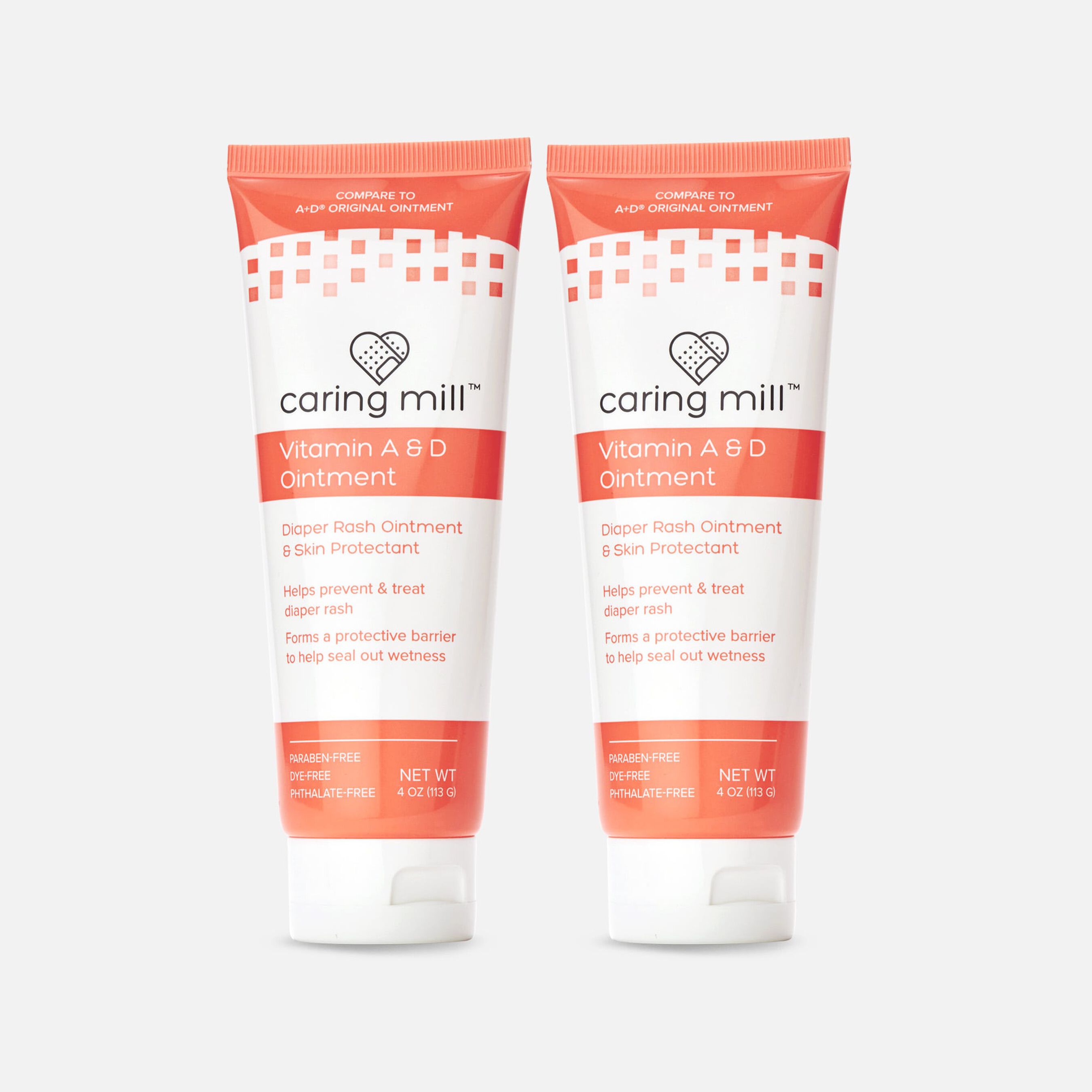 HSA Eligible Caring Mill™ Vitamin A&D Ointment, 4 oz. (2Pack) HSA