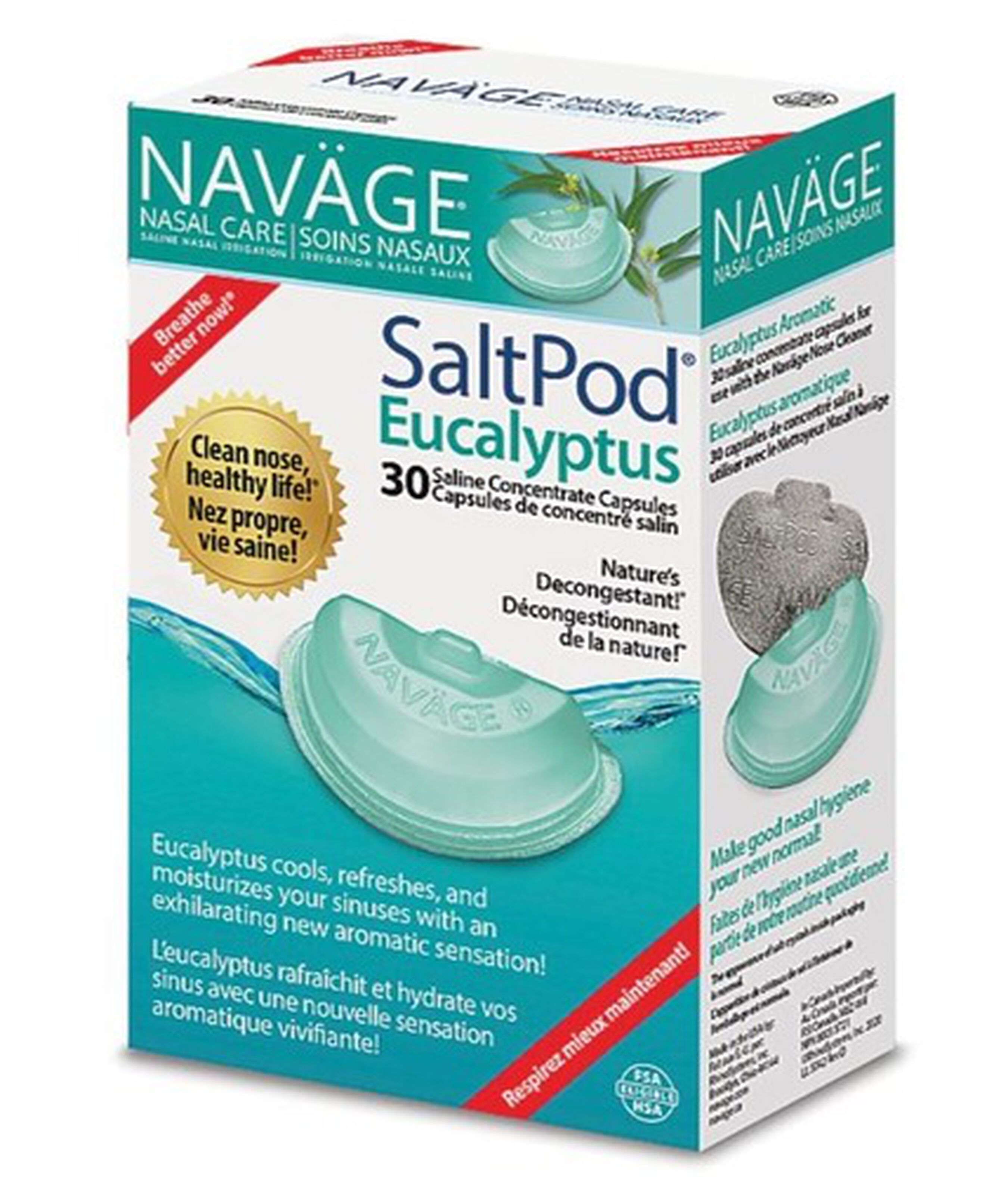 Navage Eucalyptus SaltPod, 30Pack
