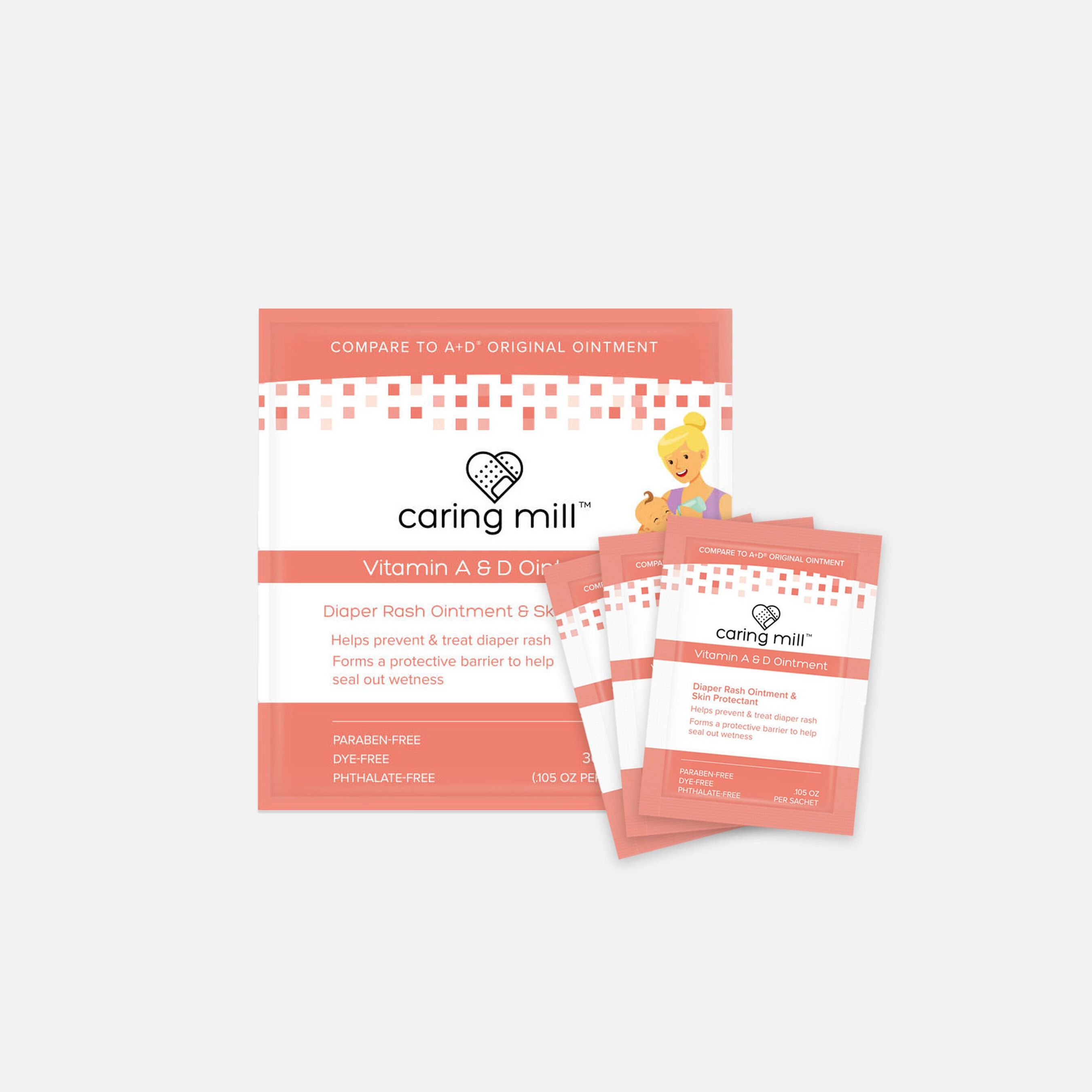 HSA Eligible Caring Mill™ Vitamin A&D Ointment 30ct. Sachets HSA