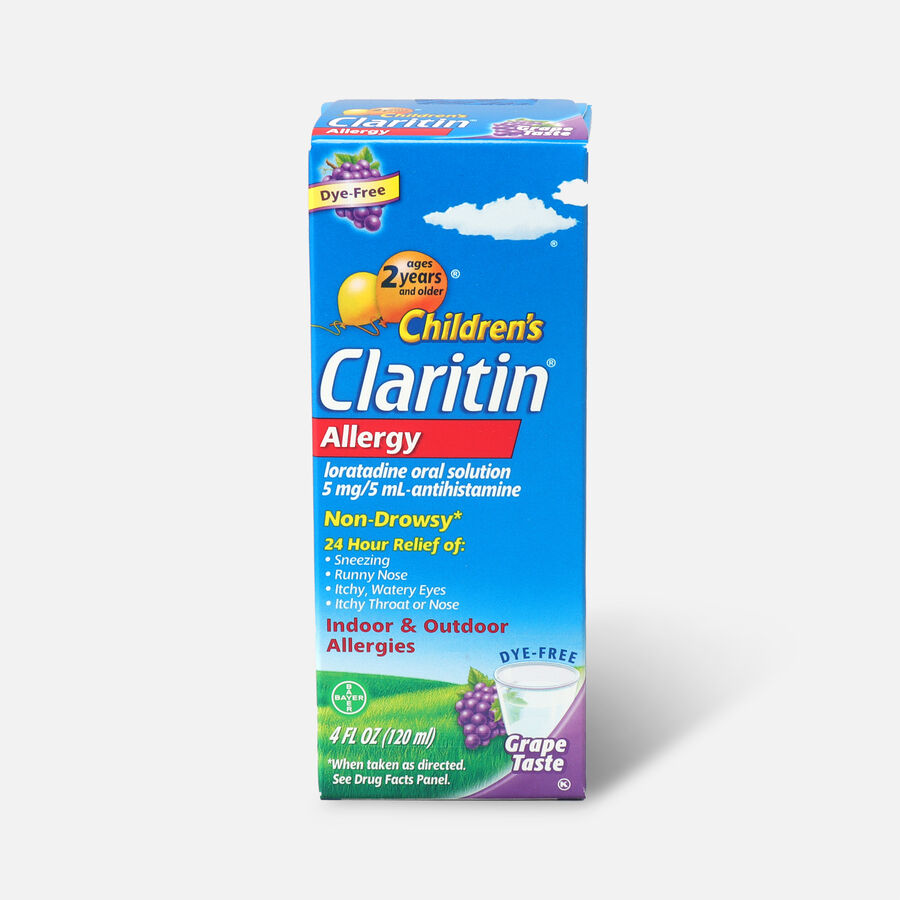 Claritin Children's Allergy Grape Syrup, 4 oz., , large image number 0