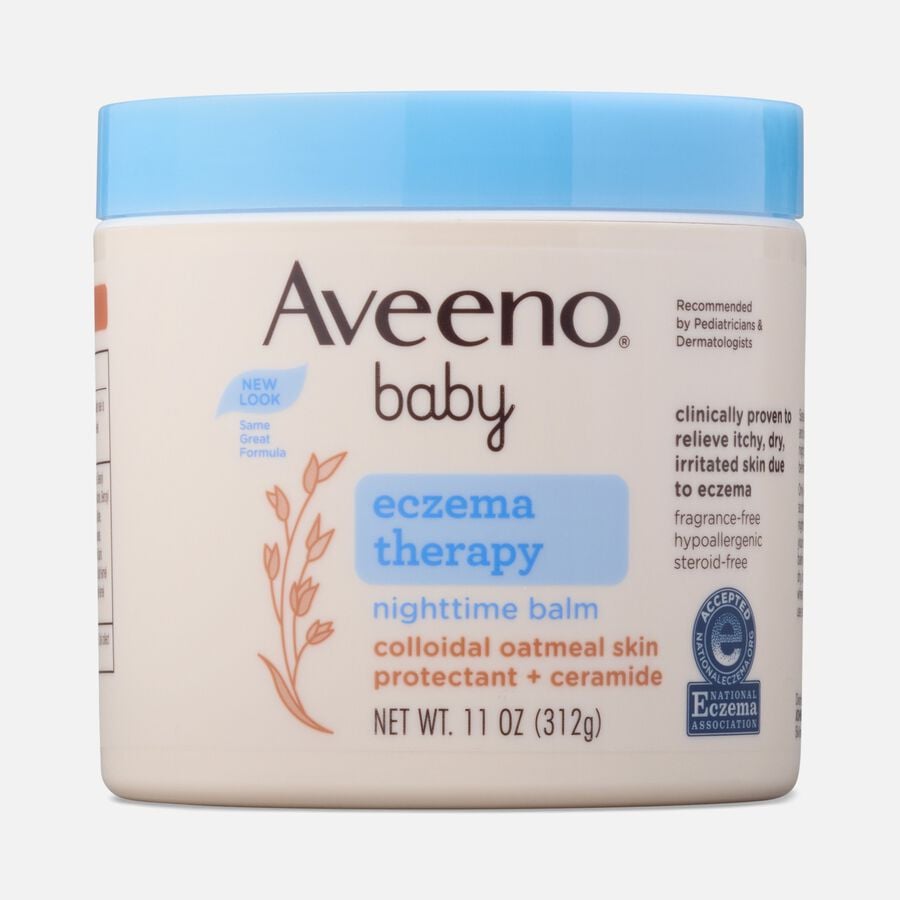 Aveeno Baby Eczema Therapy Nighttime Balm, 11 oz., , large image number 0