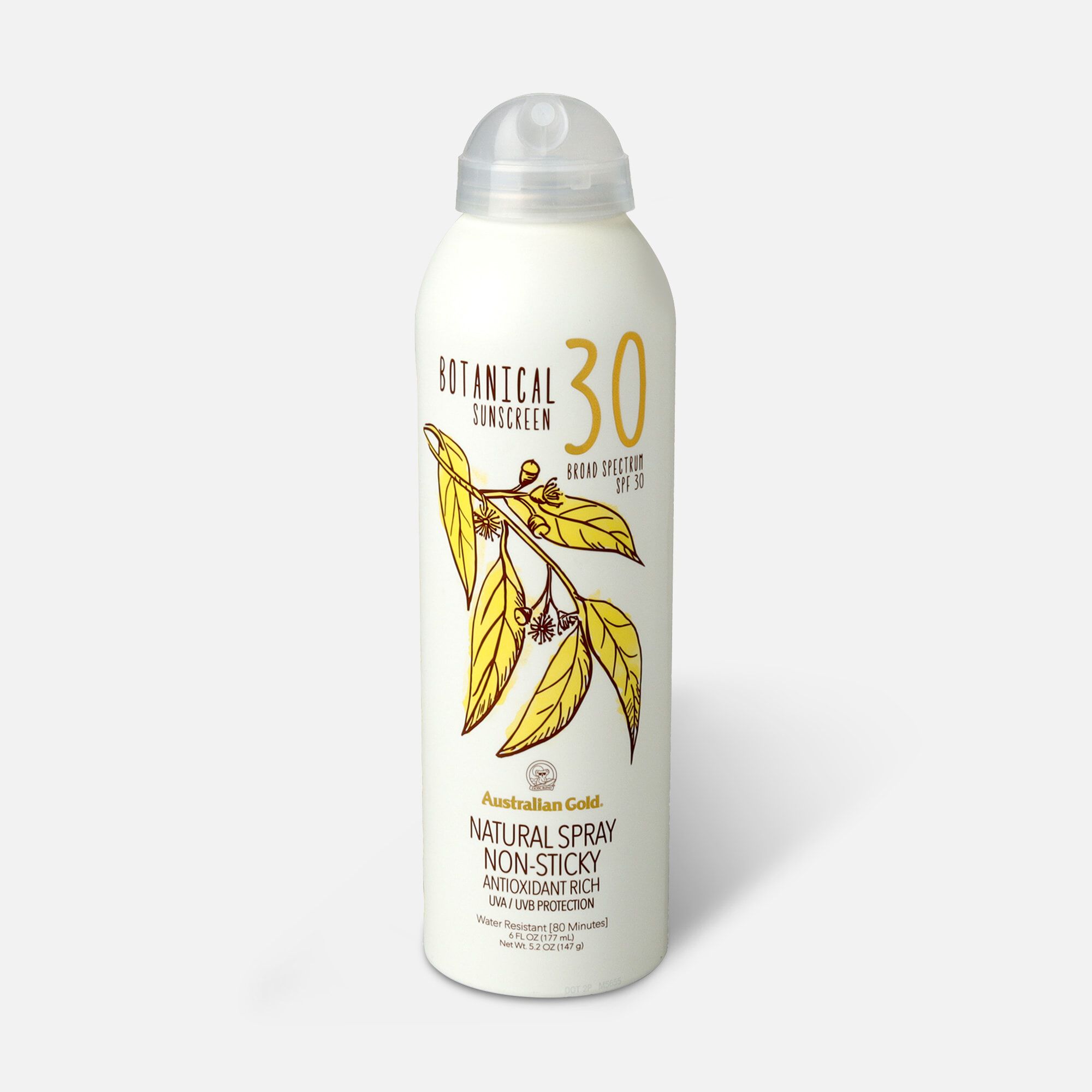 australian gold botanical sunscreen natural spray spf 30