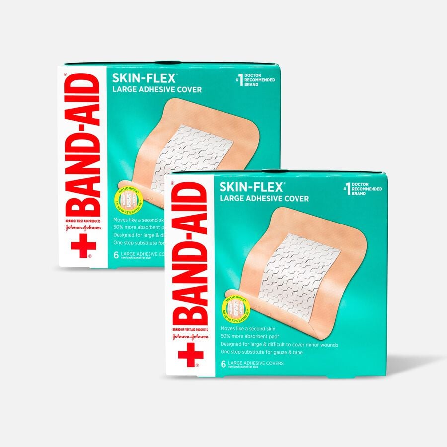Band-Aid Skin-Flex Large Adhesive Cover Bandages, 6 ct. (2-Pack), , large image number 0