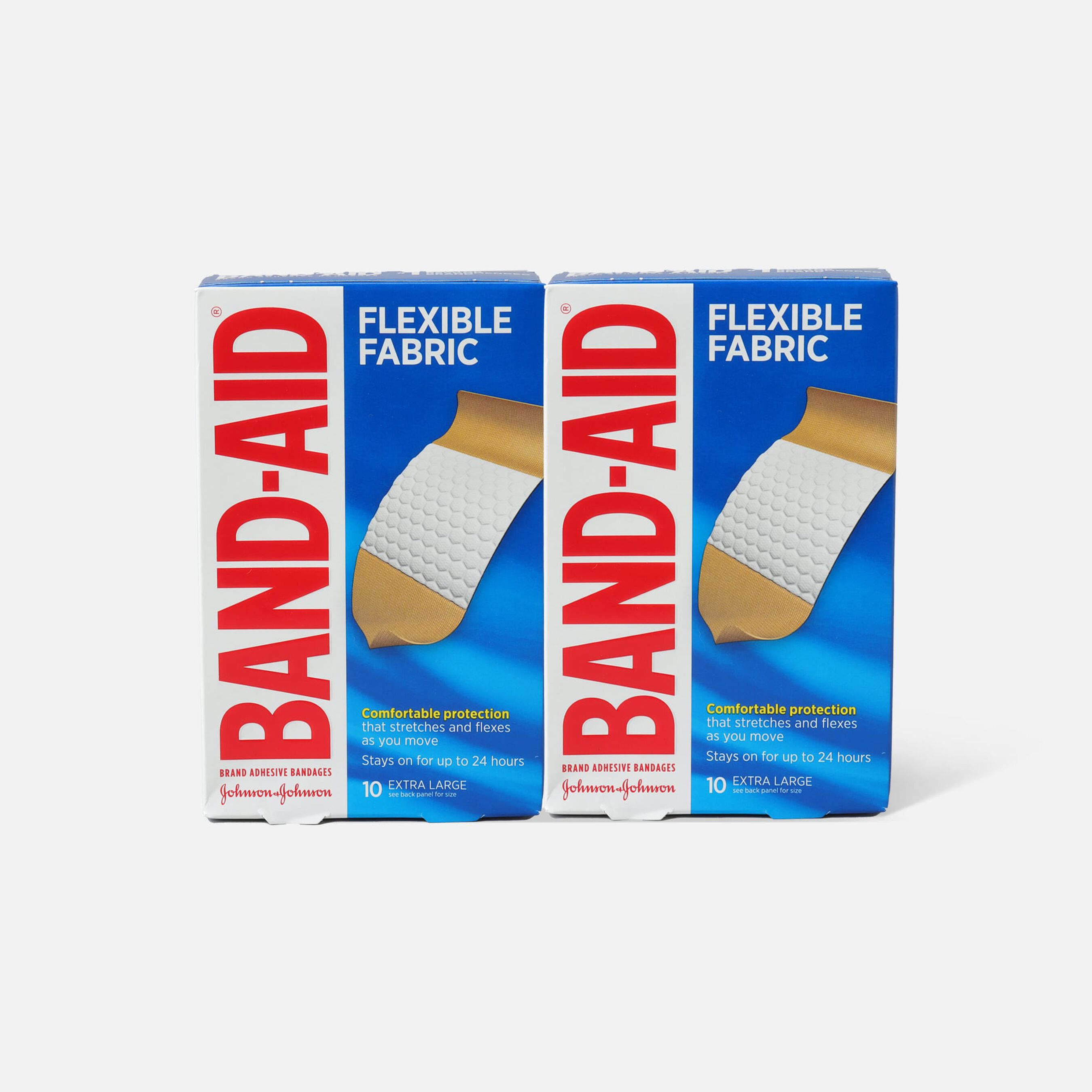 HSA Eligible BandAid Flexible Fabric Adhesive Bandages, Extra Large