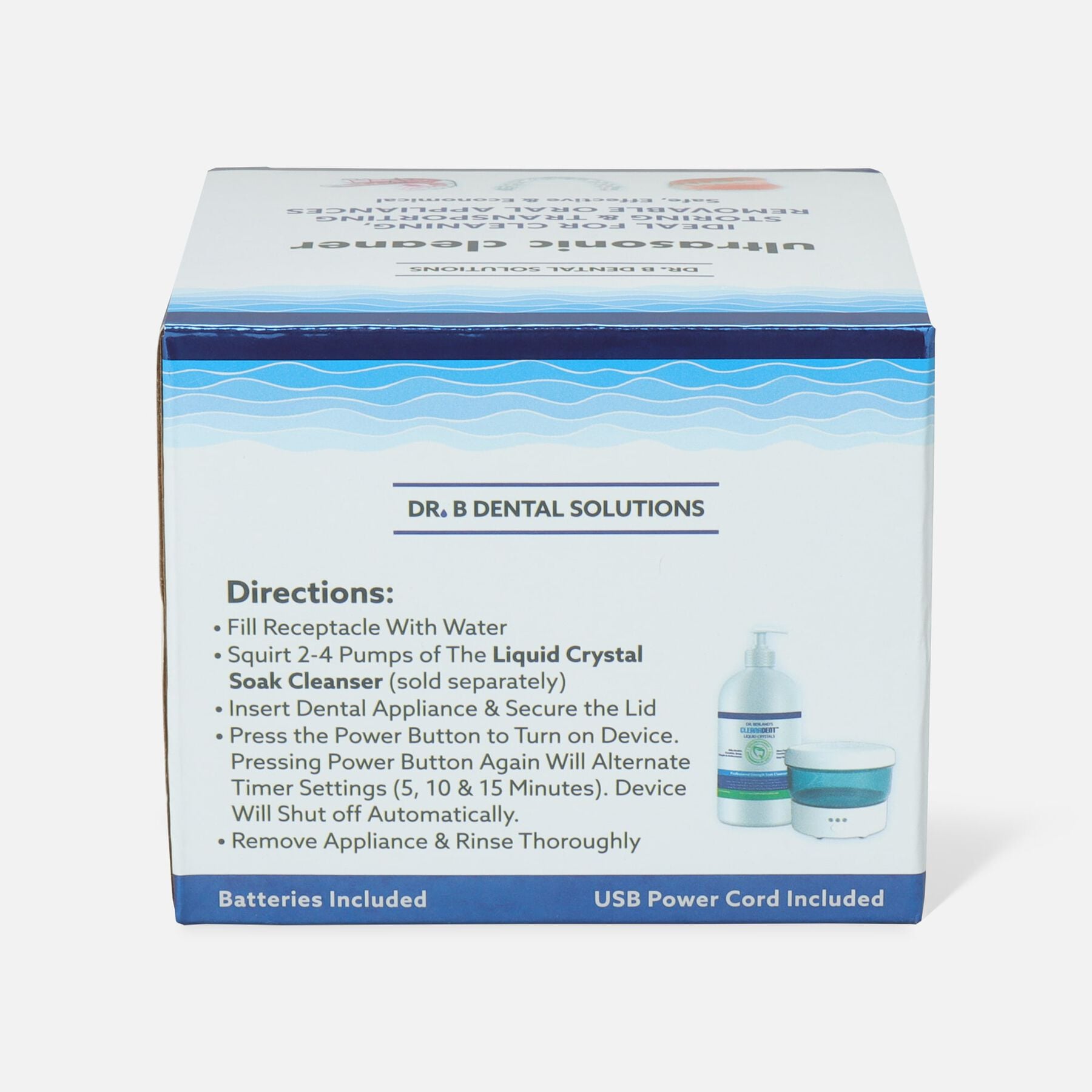 HSA Eligible Dr B Dental Solutions Sonic Cleaner Vibrating Denture hsa-eligible-dr-b-dental-solutions-sonic-cleaner-vibrating-denture