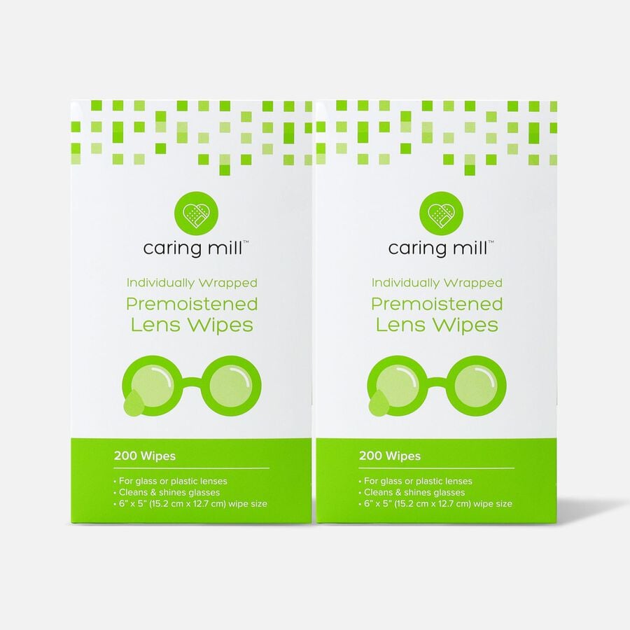 Caring Mill™ Pre-Moistened Lens Wipes, 200 ct. (2-Pack), , large image number 0