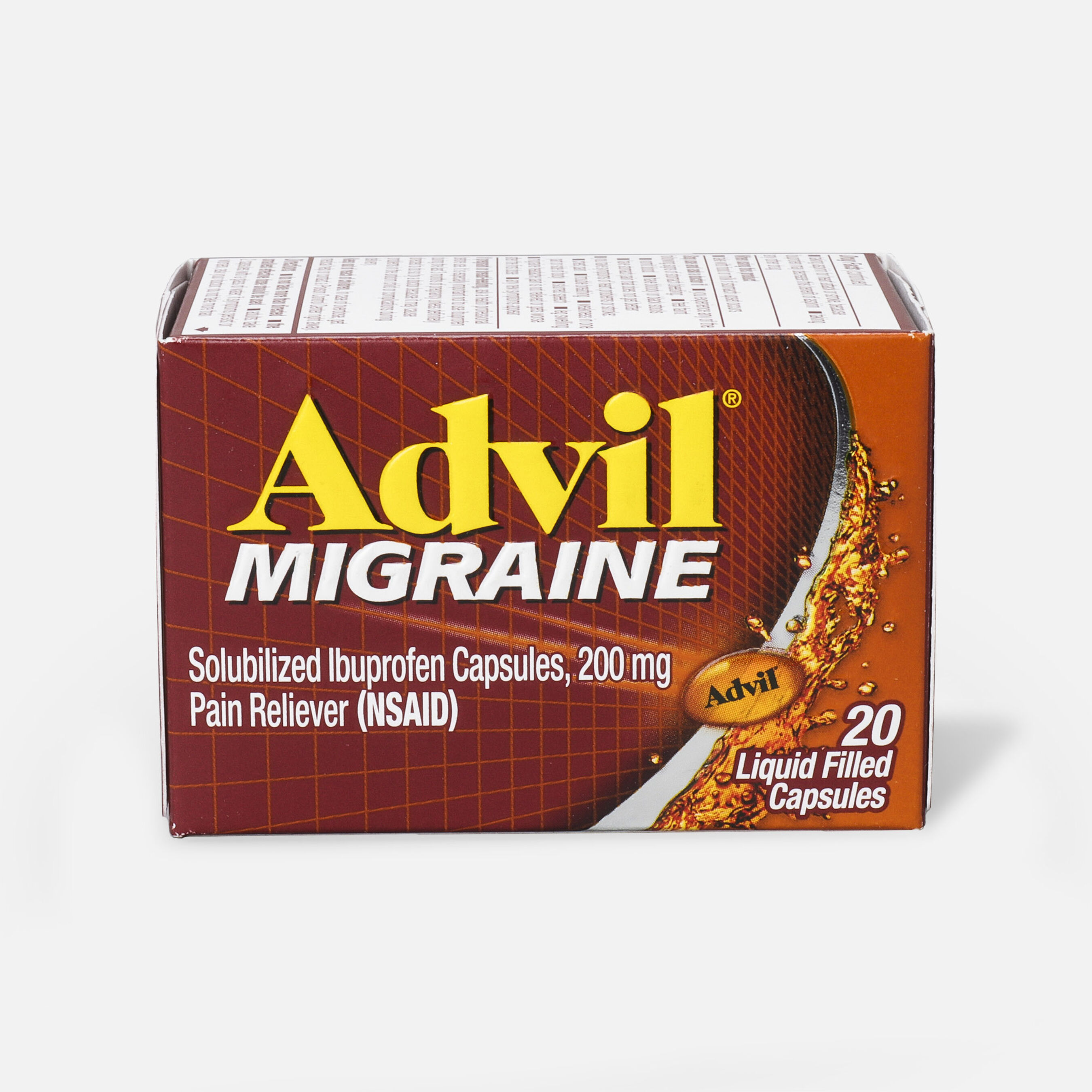 Advil Migraine Pain Reliever and Fever Reducer Liquid Filled Capsules