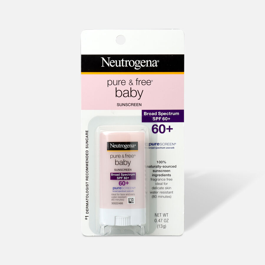Neutrogena Pure and Free Baby Sunscreen Stick SPF 60+, .47 oz