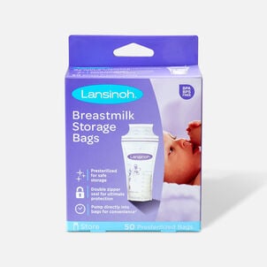 Lansinoh breastmilk storage bags, 50 ct.