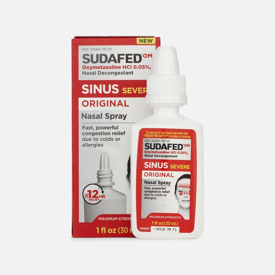 Sudafed OM Sinus Severe Original Nasal Spray, 1 fl oz., , large image number 0