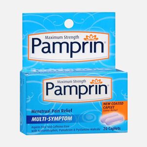 Pamprin Maximum Strength Multi-Symptom Menstrual Pain Relief - 20 ct.