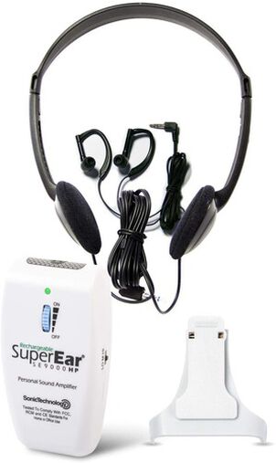 SuperEar SE9000HP Deluxe Rechargeable Personal Sound Amplifier