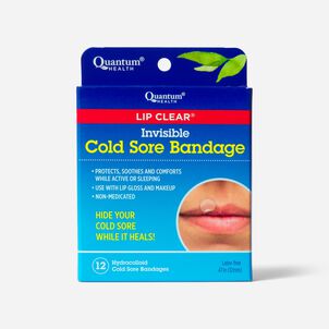 Quantum Health Lip Clear Cold Sore Bandage, 12 ct.