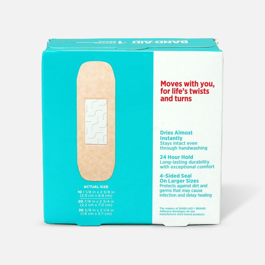 BAND-AID&reg; Skin-Flex Adhesive Bandages, Assorted Sizes, 60 ct., , large image number 1