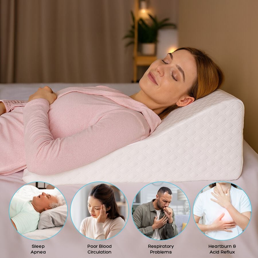 Caring Mill&trade; Back Support & Acid Reflux Relief Wedge Pillow, , large image number 1