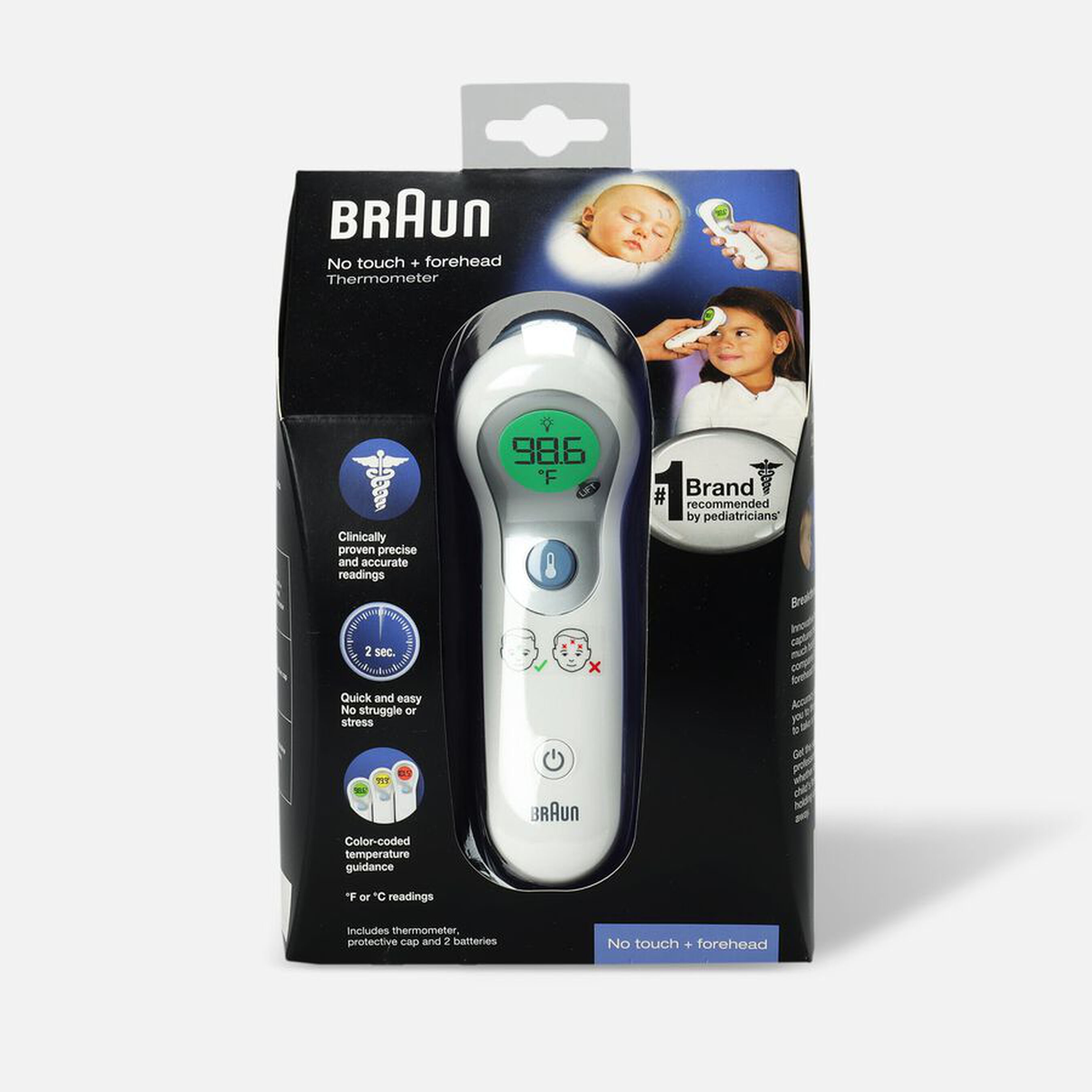 HSA Eligible Braun No Touch + Forehead Thermometer HSA Eligible