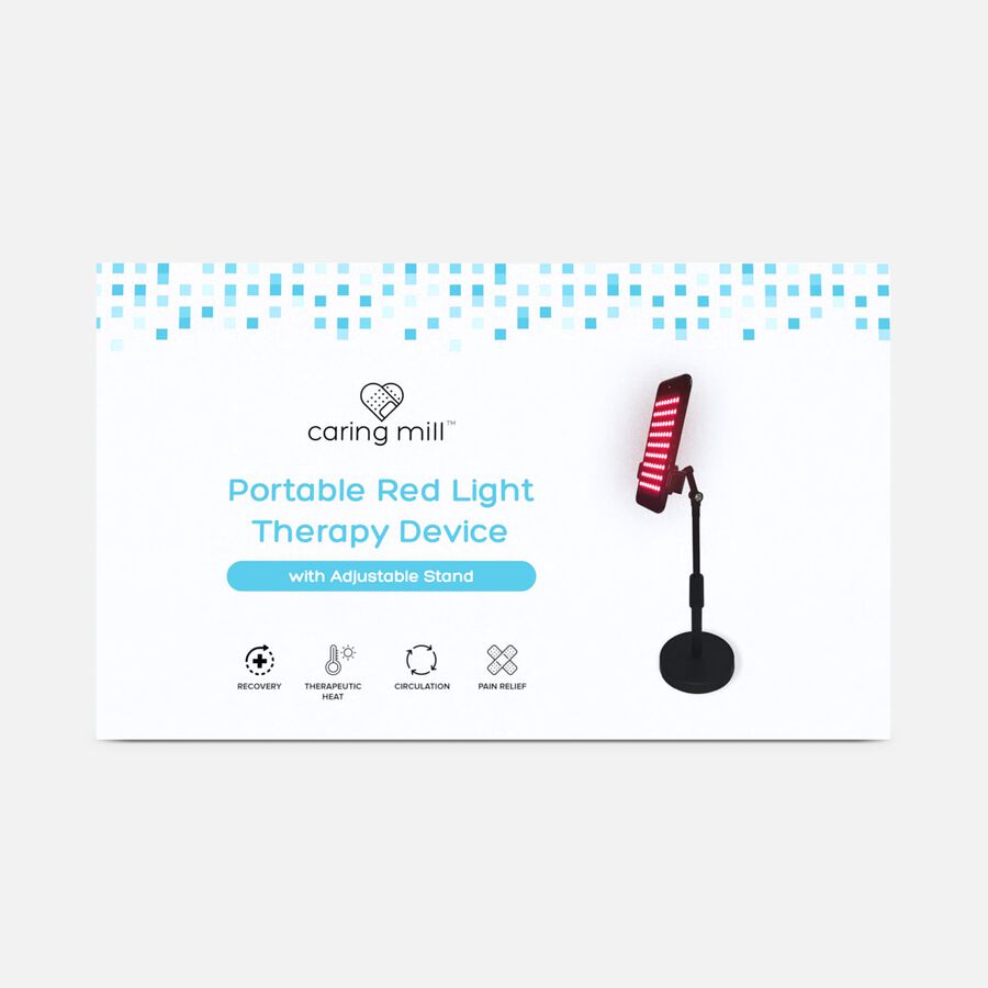 Caring Mill™ Portable Red Light Therapy Device With Adjustable Stand, , large image number 1